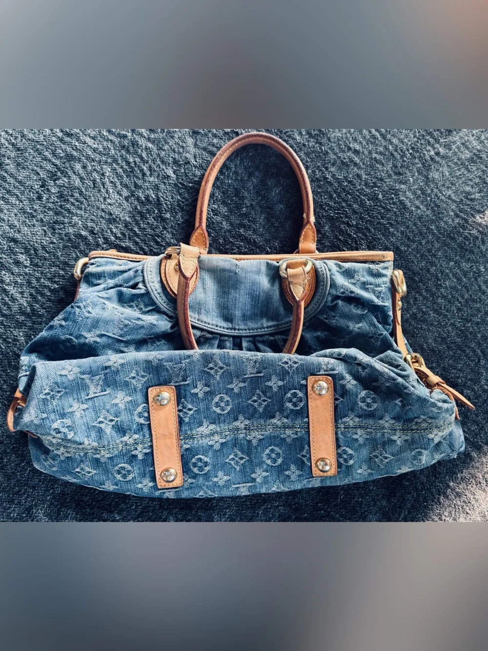 Louis Vuitton Monogram Denim Neo Cabby MM